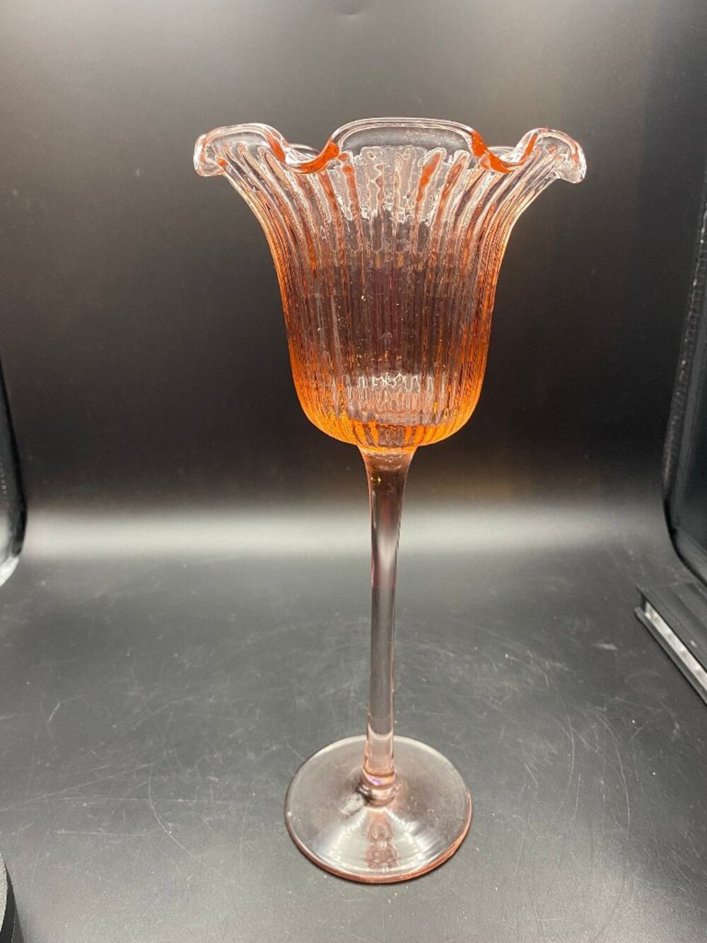 Pink Tall Candle Holders Set of 2